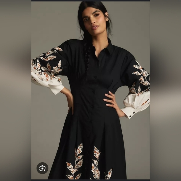 Anthropologie Dresses & Skirts - Antrhropologie/Farm Rio Dress Size S; Worn Once; Sold Out Online